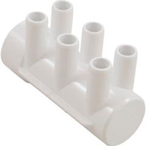 Manifold, 3/4" Smooth Barb, 6 Port, 1-1/2" Slip x Dead End