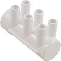 Manifold, 3/4" Smooth Barb, 6 Port, 1-1/2" Slip x Dead End