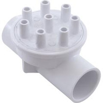 Manifold, 3/8"sb, 8 Port, Flow Thru, 1"s x 1"s