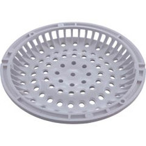 Main Drain Grate, Waterway Anti Vortex, 8" Round, White