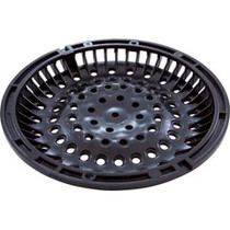 Main Drain Grate, Waterway Anti Vortex, 8" Round, Black