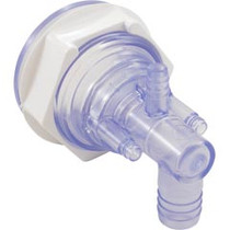 Jet Body, WW Poly Storm, a3/8"b, w3/4"b, Thd, Clear