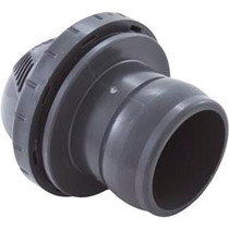 Inlet Fitting, Infusion Venturi,1-1/2" Insider Gluelss,DkGry