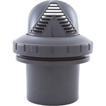 Inlet Fitting, Infusion Venturi, 1-1/2" Insider, Dark Gray