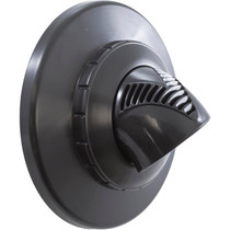 Inlet Fitting, Infusion Vent., 1" Insider Glueless,w/Flg,Blk