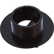 Wall Fitting, 4" dia, 2-3/8"hs, 2"mpt-1-1/2"s, Black