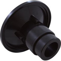Wall Fitting, 6" dia, 2-3/8" Hole Size, 2" Slip, Black Wall Fitting, 6" dia, 2-3/8" Hole Size, 2" Slip, Black