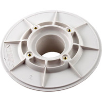 Wall Fitting, 6" dia, 2-3/8"hs, 2"s Insider, White