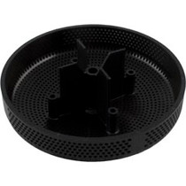 Suction Cover, HydroAir Repl, 6", 224gpm, w/Screws, Black