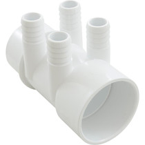 Manifold, 3/4" Barb, 4 Port, 2" Slip x 2" Spigot
