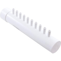 Manifold, 3/8" Barb, 10 Port, Dead End, 1-1/2" Slip