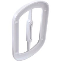 Faceplate, BWG/HAI Vertassage, 7-1/8"fd, White