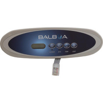 Topside, BWG VL260, 4 Button, Bl,Jet,Temp,Light, w/Overlay