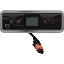 Topside, Gecko In.k300,4Btn,P1/P2/Lt/Temp,w/Overlay,10'Cord