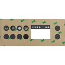 Overlay, Gecko in.k19, 4 Button, P1, Lt, Temp Up, Temp Down