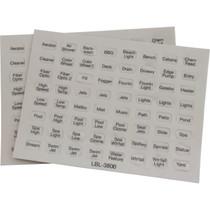 Label, Pentair, Compool, Indoor Control Panel, CP3800