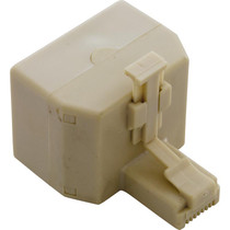 Adapter, BWG RJ45, 2 to 1 Modular Jack, Phone Plug Connector