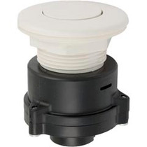 Air Button, TDI 3242, Flush,1-5/8"hs,2-9/16"fd, White Air Button, TDI 3242, Flush,1-5/8"hs,2-9/16"fd, White