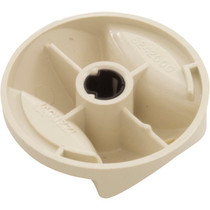 Knob, Air Control, JWB, 1/4", Almond