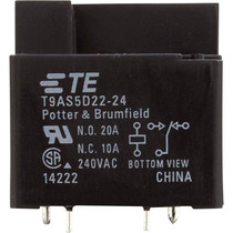 Relay, P&B, T9AP, SPDT, 20A, 24vdc, PCB Mount