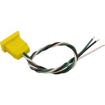Receptacle, H-Q, Ozone, Molded, Yellow, 18/3 Receptacle, H-Q, Ozone, Molded, Yellow, 18/3