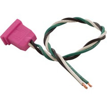Receptacle, H-Q, Pump 2, 1 Speed, Molded, Pink, 14/3 Receptacle, H-Q, Pump 2, 1 Speed, Molded, Pink, 14/3