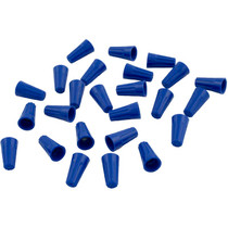 Wire Nut Connector, 22-16 AWG, Blue, Quantity 25