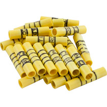 Butt Splice, 12-10 AWG, Yellow, Quantity 25