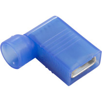 Disconnect, 90° Female, 16-14AWG, .250 Tab, Blue, qty 25
