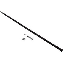 Fence Support Pole, GLI Pool Products, Designer Black, 4'