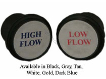 Cleaning Head, A & A Manufacturing Style II, Low-Flow, Black