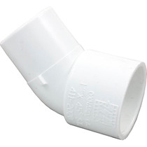 45 Elbow, 1" Spigot x 1" Slip