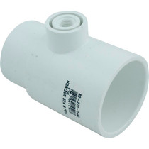 Tee, 2" Spigot x 2" Slip x 3/8" Female Pipe Thread