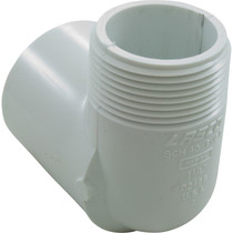 90 Elbow, 1-1/4" Slip x 1-1/4" Male Pipe Thread