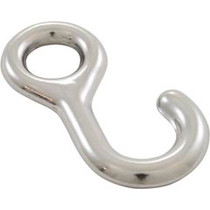 Hook, Rope, Perma Cast, 1/2" S Type Hook, Rope, Perma Cast, 1/2" S Type