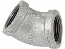 40/Cs .75" Galvanized 45^ Elbow 40/Cs .75" Galvanized 45^ Elbow