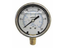 2.5" 0-60Psi .25" Liq Fill Ss Pressure Gauge