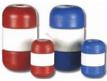 3"X5" Blue/ White/ Blue 3/8" Rope Handi-Lock Float 3"X5" Blue/ White/ Blue 3/8" Rope Handi-Lock Float