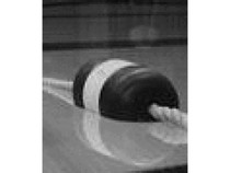 3"X5" Blue/ White/ Blue .5" Rope Handi-Lock Float 3"X5" Blue/ White/ Blue .5" Rope Handi-Lock Float