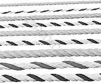 3/8"X400' Blue/ White Twisted Pool Rope