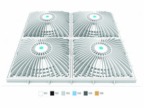 20" Blue Full Circle Suction Outlet Cover & Sump