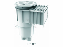 AquaStar Pool Products SKR17101 White Flow Star Water Bonded Skimmer with Flush Face