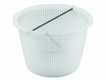 White Skimmer Basket w/ SS Handle White Skimmer Basket w/ SS Handle