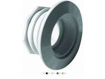 1.5"Fpt Dark Gry Large Wall Ftg W/ Water Stop 1.5"Fpt Dark Gry Large Wall Ftg W/ Water Stop