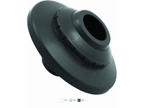 1" Lt Gry Insider Eyeball Fitting W/ Flange - 1" Orifice