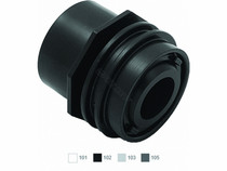 .75" Dark Gry 2" Pipe Flush Mt Return Ftg W/ Wtr Stop .75" Dark Gry 2" Pipe Flush Mt Return Ftg W/ Wtr Stop