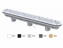 32" White Channel Drain Flat Cover 32" White Channel Drain Flat Cover