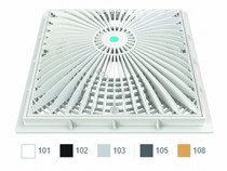 12" Sq Dark Gry Moflow Suction Outlet Cover