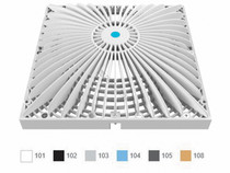 12"Sq Retrofit Dk Gry Moflow Suction Outlet Cover