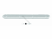 32" White Pinhole Channel Drain Frame & Grate 32" White Pinhole Channel Drain Frame & Grate